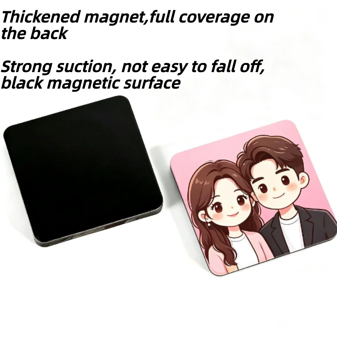Custom Metal Tin Fridge Magnet Personalized Photo Magnet Custom Design Souvenir Fridge Magnet Waterproof Tourist Souvenir