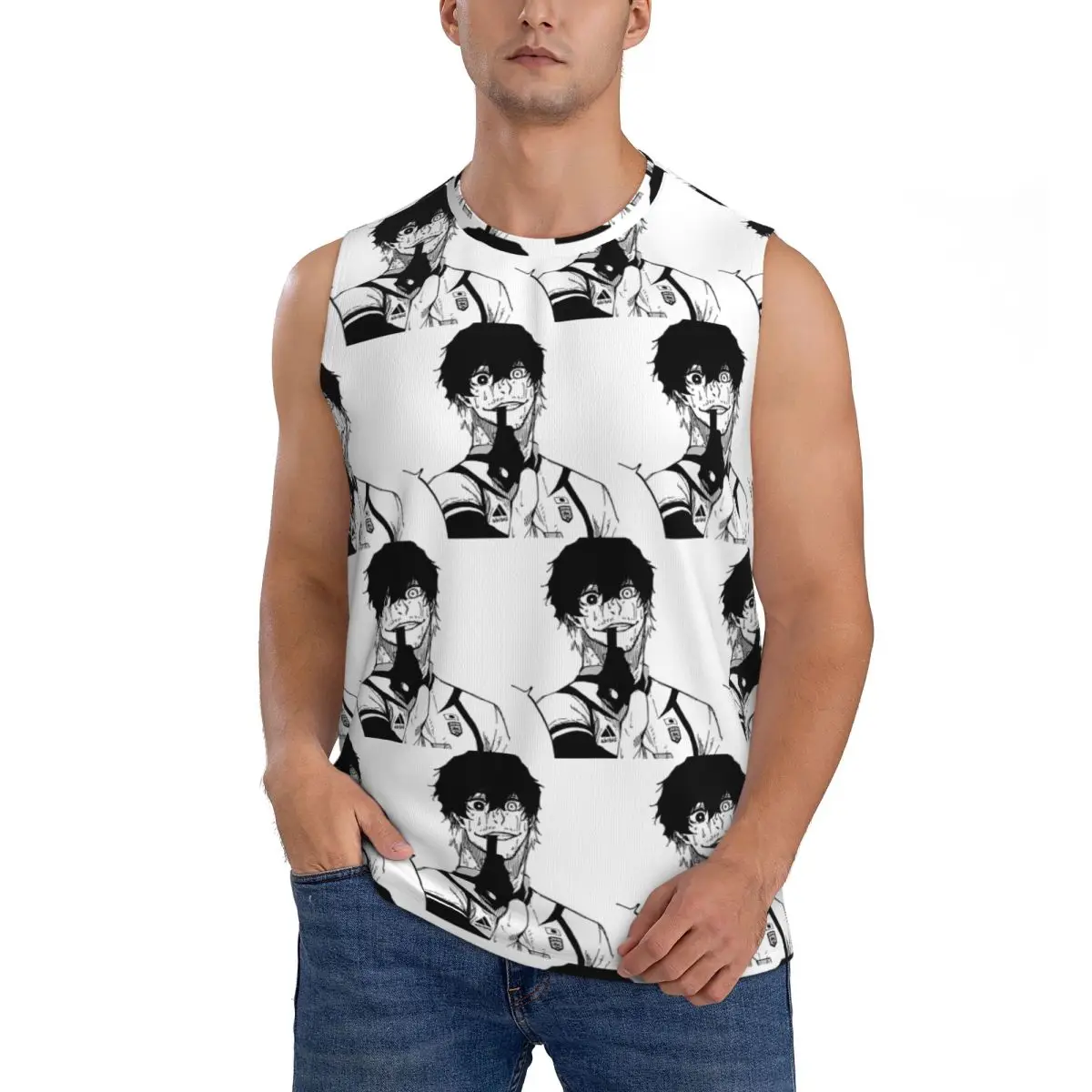 Oliver Aiku Men Sleeveless Tank Tops Quick Dry Breathable Gym Fitness Running Summer Casual Sport Vest
