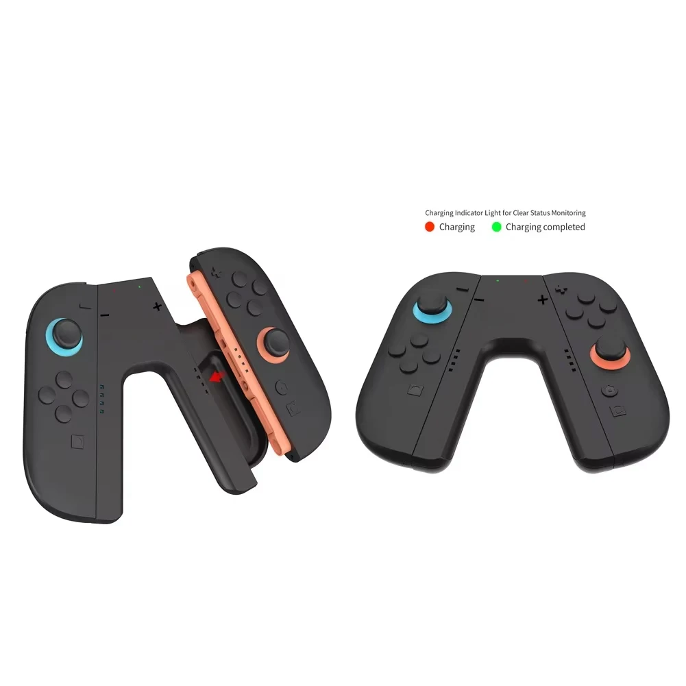 قبضة شاحن للتبديل 2 JoyCon تحكم قبضة مقبض قوس قاعدة محطة شحن محمولة للتبديل 2 ملحقات الألعاب #3