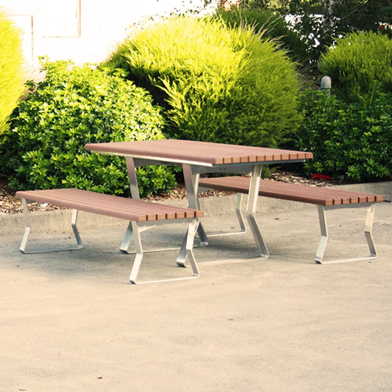 

Горячая новинка 2025: Комплект уличной деревянной мебели для столовой зоны с металлическим каркасом – современный дизайн для двора, отеля, школы, виллы