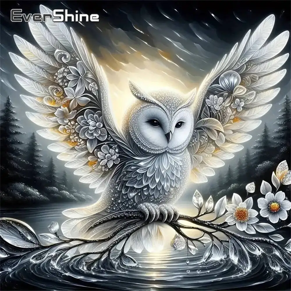 Evershine Diamant-Gemälde, Gänseblümchen, bunt, Acryl, Bastelbedarf, Diamant-Mosaik, DIY-Stickerei, Kindergeschenk