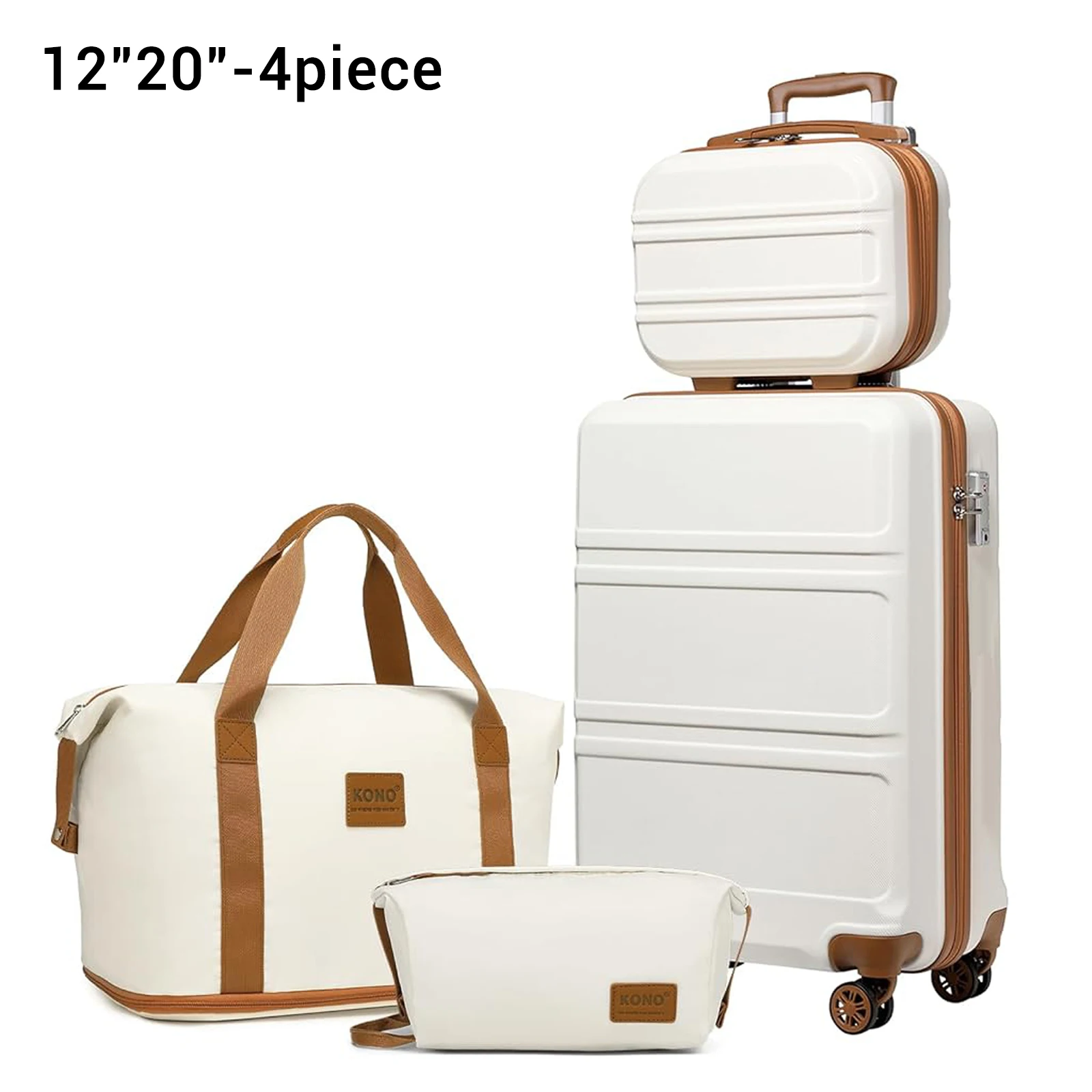 KONO 2/4/6-piece beauty case box cosmetics case hand luggage toilet bag travel bag luggage set