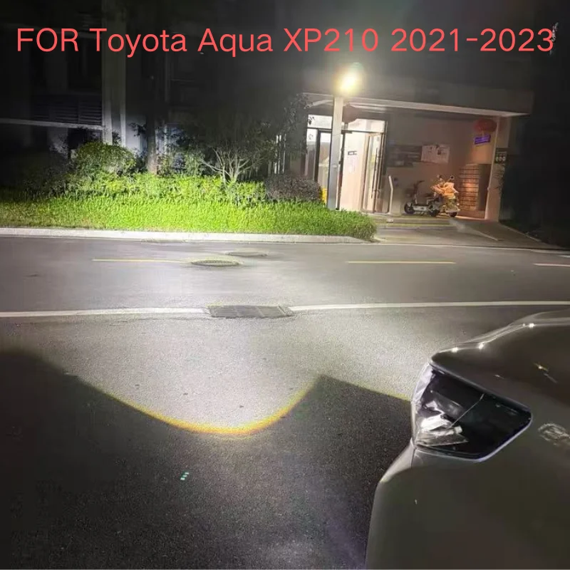

For Toyota Aqua XP210 2021-2023 Bi LED Fog Lamp 2.0 Inch Projector Lens Led Fog Lights High brightness White 6000K Yellow 3000k