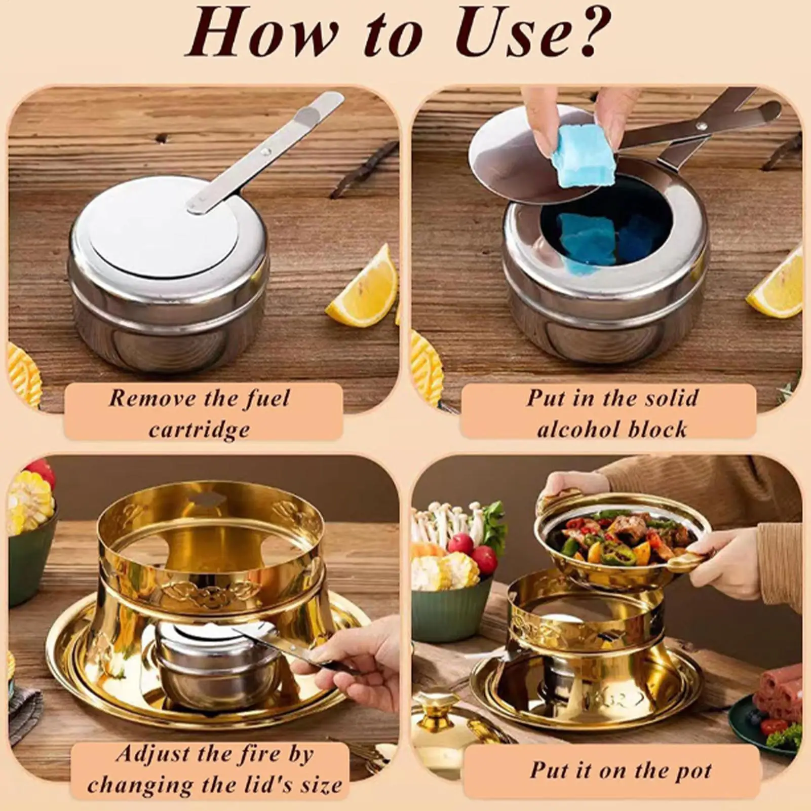 2 Pieces Alcohol Burner Camp Stove Portable Stove Burner with Cover for Outdoor Picnic Barbecue Camping Hiking Backpacking Road