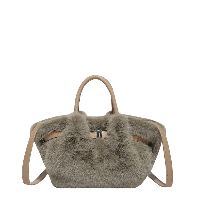 

Crossbody Bags for Women 2026 Winter Plush Fashion Female Shoulder Mobile Bag Brand Designer Ladies Luxury Small Handbag Purses