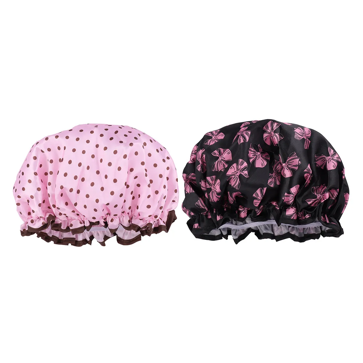 Bath Accessories for Women Spa Reusable Shower Caps Flower Pot Bathing Ladies' with Design