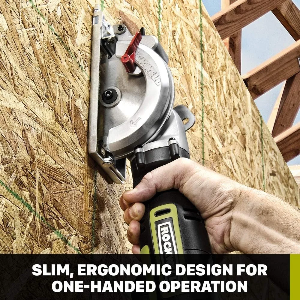 Serra circular compacta 5 amperes 3500 RPM com kit inicial de porta contra poeira 4-1/2 polegadas