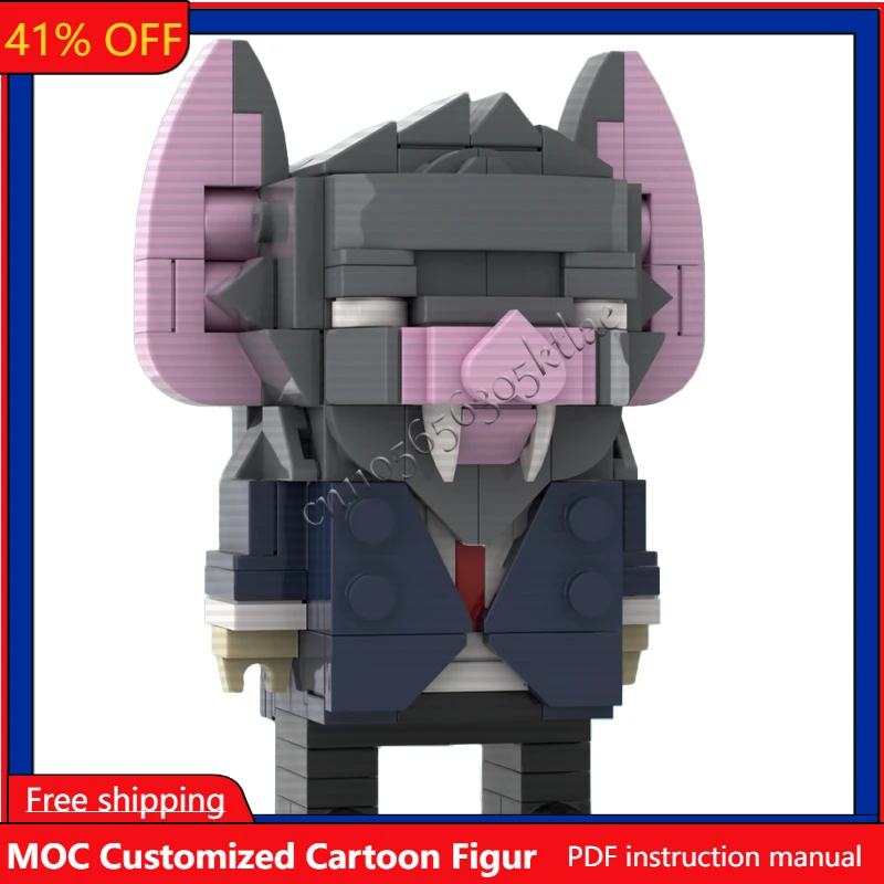 182 PCS Customize Dispatch MOC Sonar Phoenix Squad Brickhead Model DIY Creative Puzzle Birthday Cartoon Anim Figures Toys Gifts