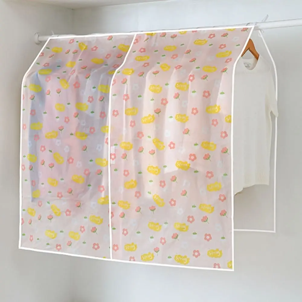 1Pcs Dustproof Moisture-proof Large Hanging Lace Clothes Protector Garment Bag Clothes Dust Cover Storage Bag