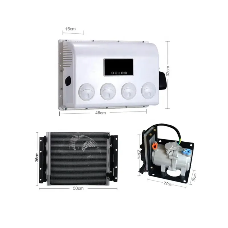 Electric Air Conditioning 12V 24V Dc Truck APU Sleeper Tractor Vehicle Hidden Parking Air Conditioner