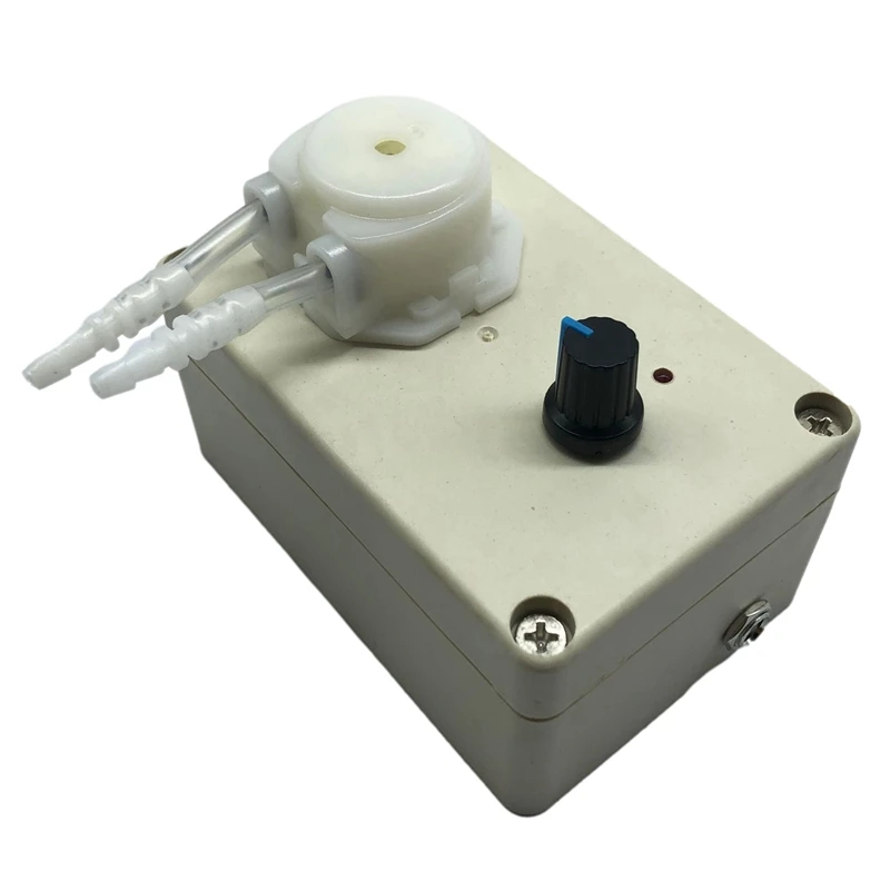 Mini bomba de agua, bomba medidora de titulación, peristáltica eléctrica de laboratorio, bomba de velocidad ajustable (enchufe de EE. UU.)