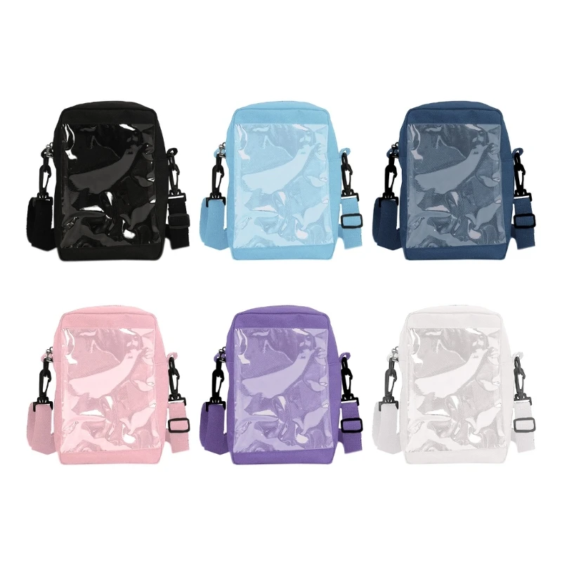 Japanese Style Ita Bag for Girls Cute Small Messenger Bag Clear Shoulder Bag Ins