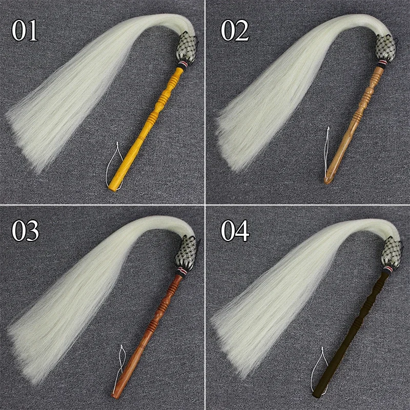 Wudang Tai Chi Whisk Taiji Articles Brushing Dust Taoist Props Martial Arts Practice Traditional Performance Theater Tool