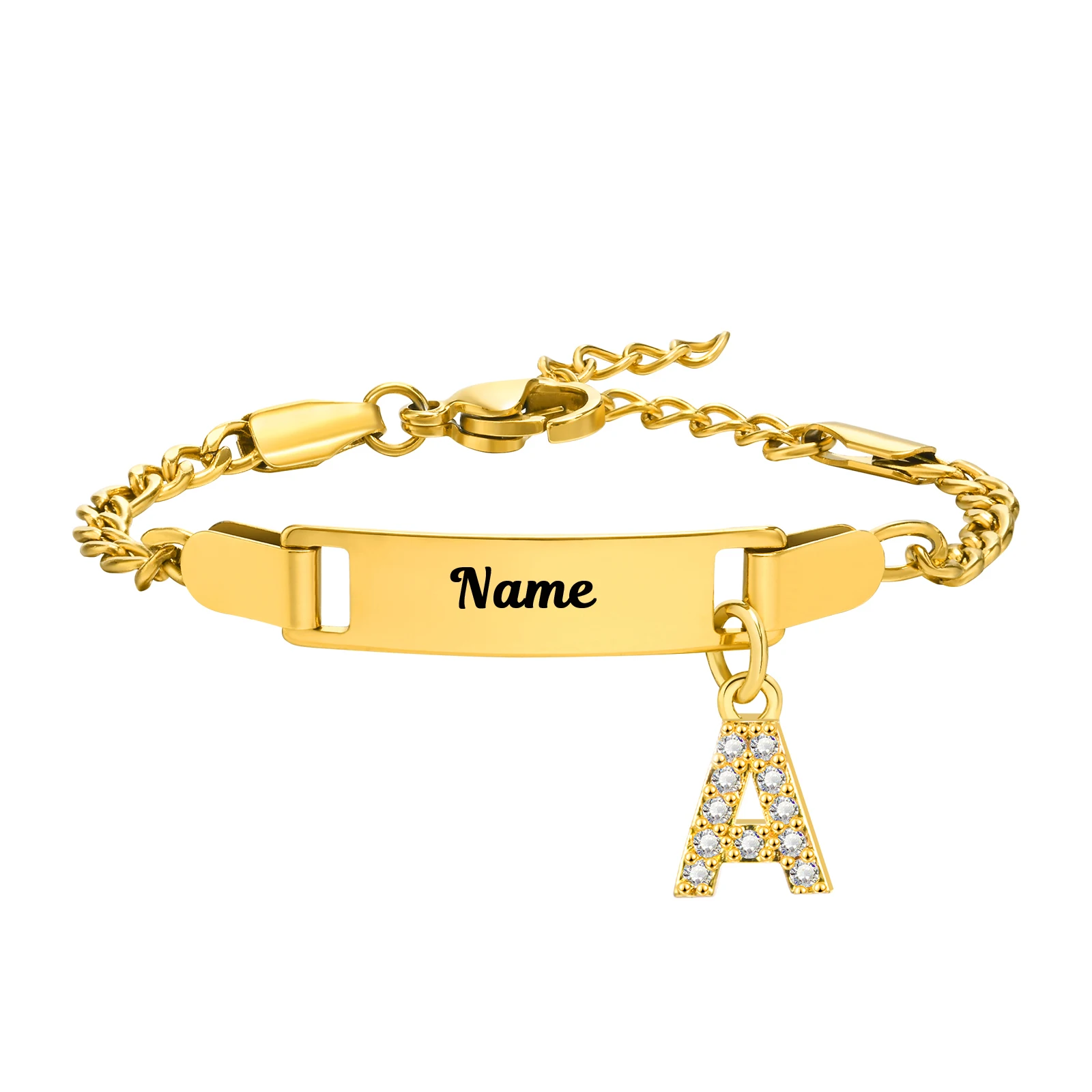 Girl, Engraving With Free Bracelet Name Personalized