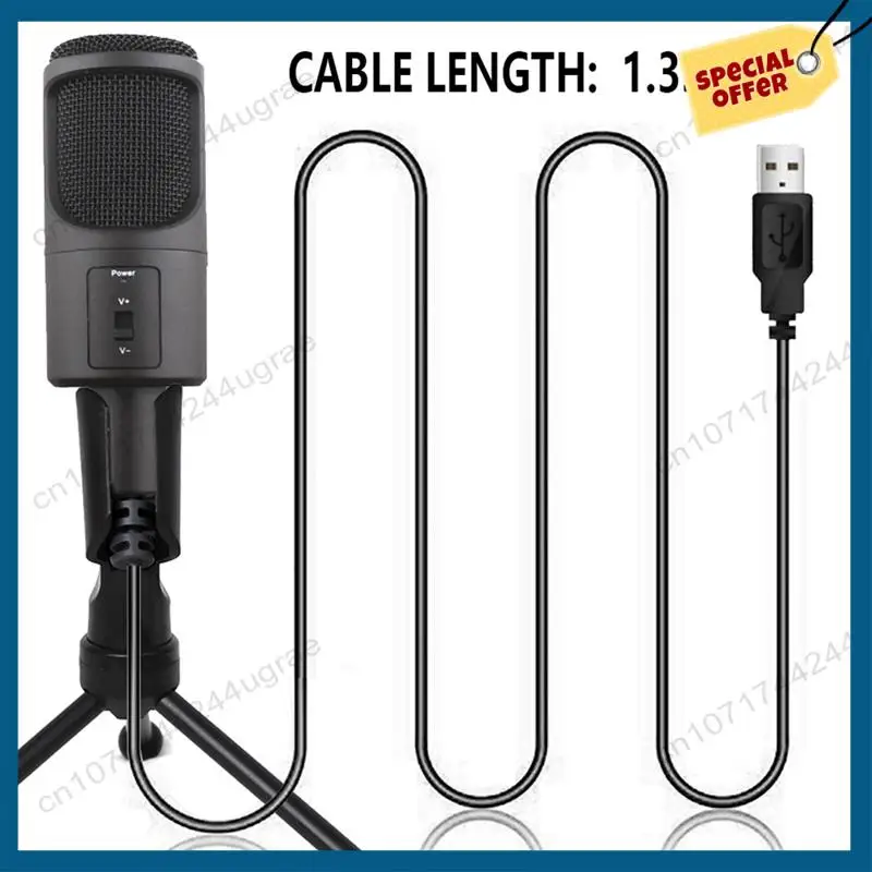 -A15I PC USB Microphone, Podcast Condenser Microphone With Foldable Tripod For Streaming, Gaming, Podcasting, Recording,Laptop D