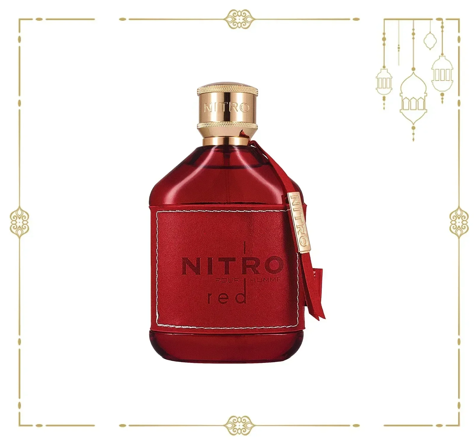 3.4oz NITRO RED - Eau De Parfum - عطر فاخر للرجال - عطر الفاكهة والخشبية والزهور والذكرى - يدوم طويلاً