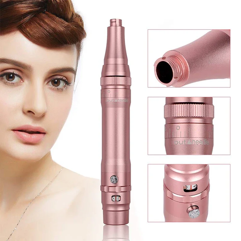 Professionele Draadloze Permanente Make-Up Pmu Machine Pen Nano Microshading Tattoo Machine Apparaat Set Wenkbrauw Eyeliner Lip Benodigdheden