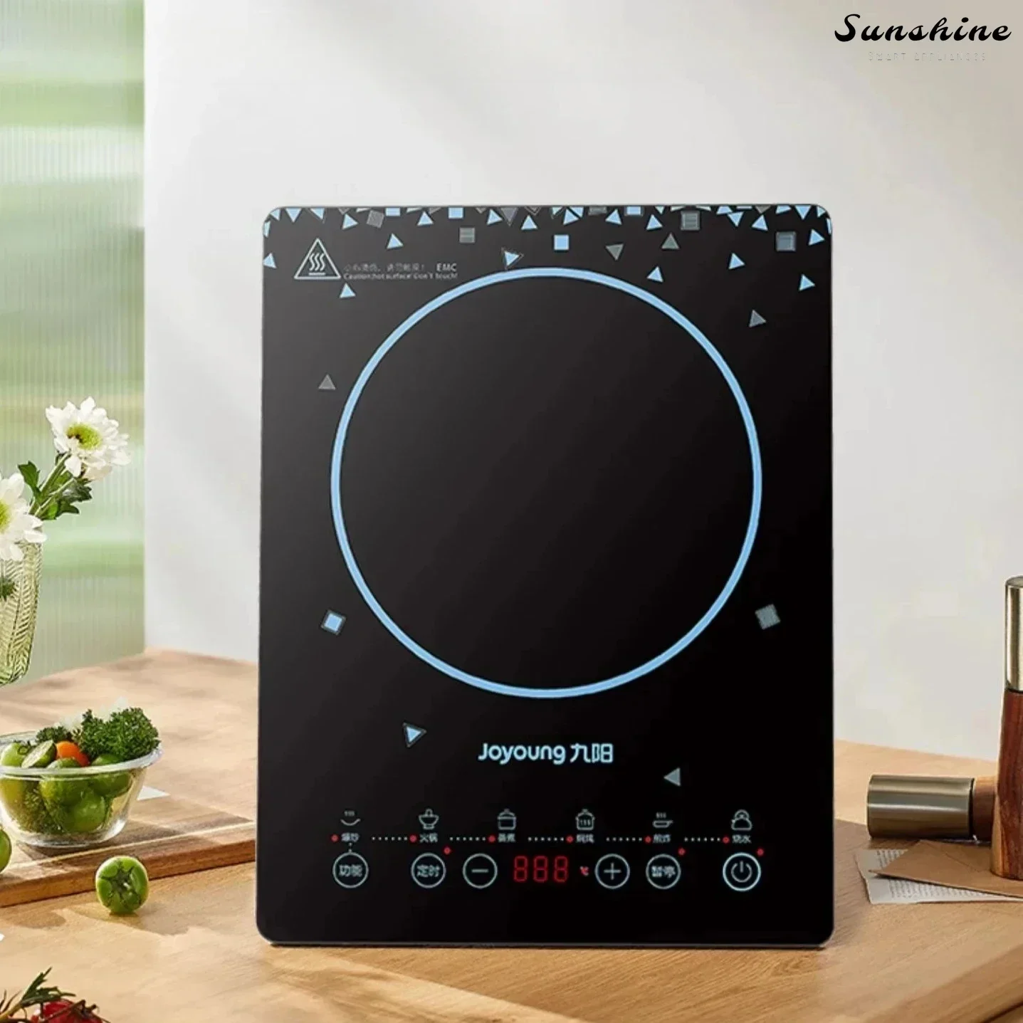 Induction cooker. Household smart cooking. Special high-power battery stove. Small all-in-one. Energy-saving cooktop.