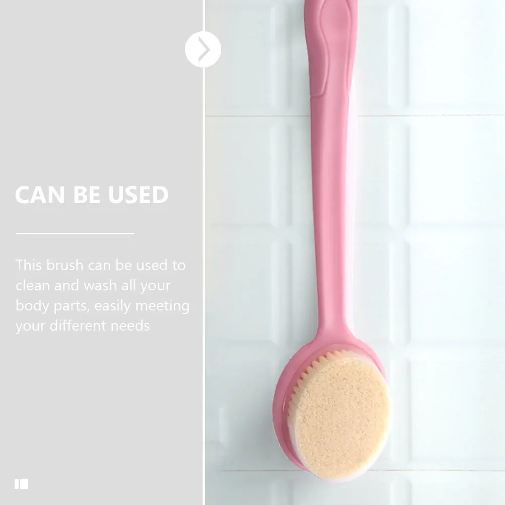 

Long Handle Back Scrubber Shower Brush Exfoliating Bath Body Brush for Daily Use Relaxing Neck Shoulder Back Clean