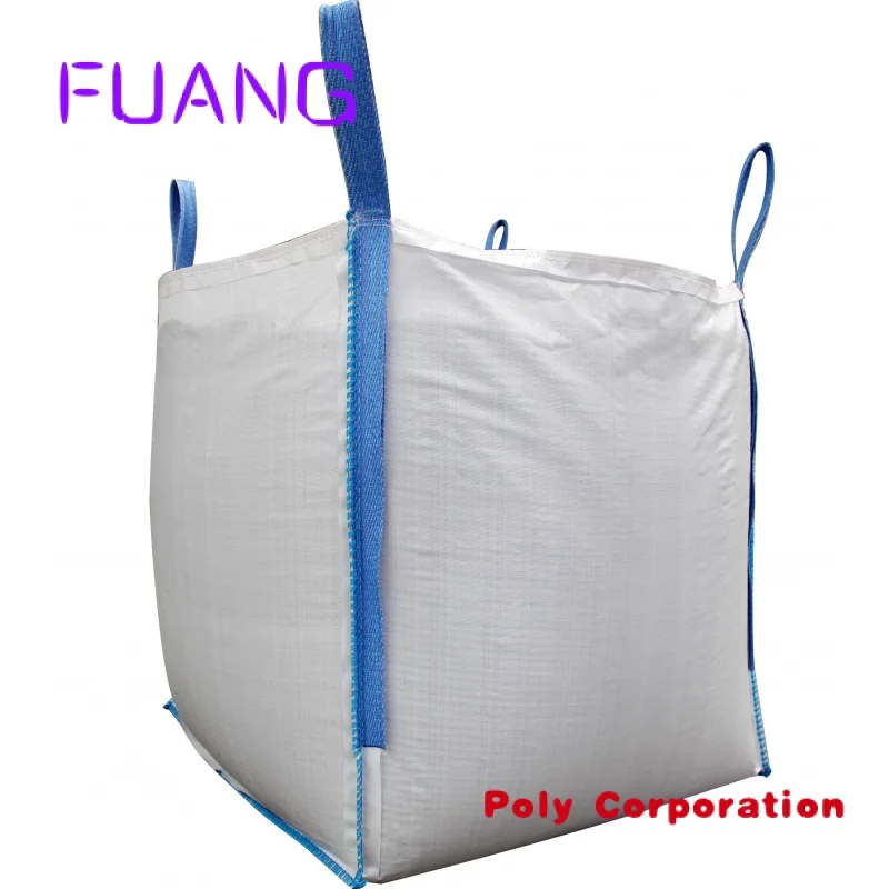 Custom  Best price good quality safety factor 5:1 super sacks 100% testing 1000kg big bulk jumbo FIBC container bag