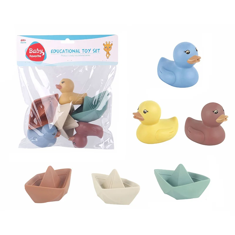 Baby Bath Spray Water Toys Animals Shower Soft Rubber Float Squeeze Sound Bathroom Play Swimming Water Toys Kids Children's Gift