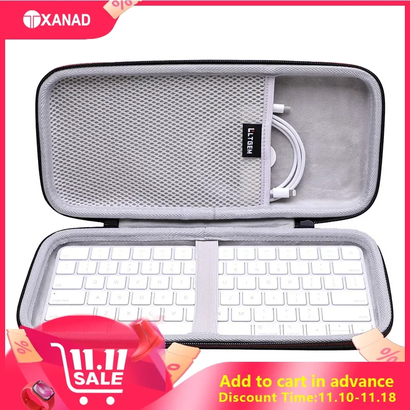 LTGEM EVA Hard Case for Apple Magic Keyboard 1 Travel Carrying Storage Bag