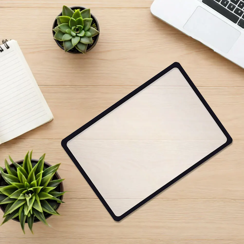 

8Pcs Handheld Magnifier 3X Transparent Portable Reading Magnifying Glass PVC Lens for Books Maps Seniors Kids Exploration