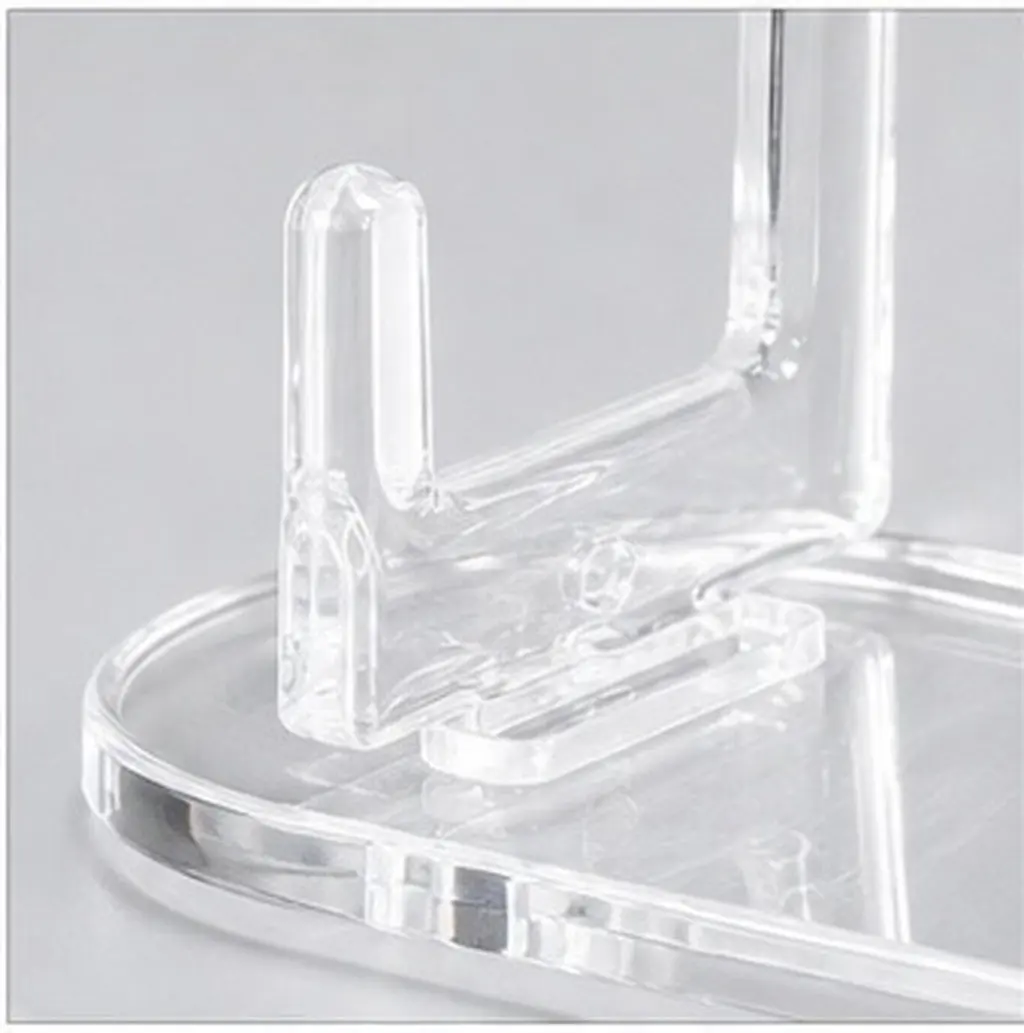 20Pcs Acrylic Sports Card Display Stand Transparent Single Holder for Graded Baseball Cards Game Card Show Shelf Organizer