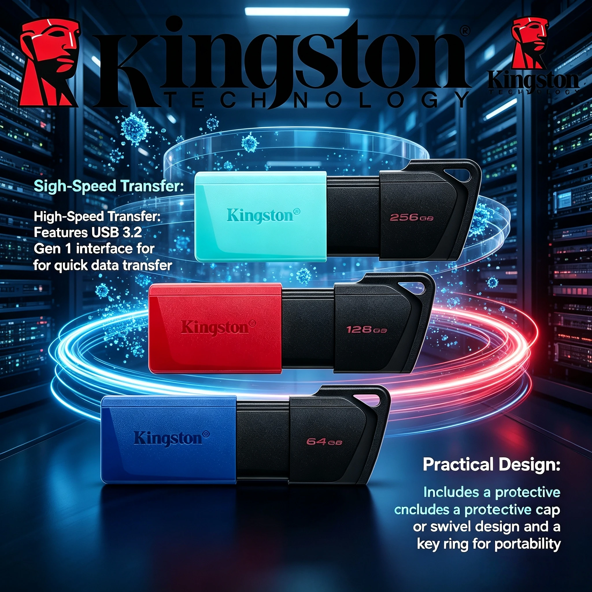 Original Kingston USB 3.2 Gen 1 Flash Drive 64GB 128GB 256GB DTX Pen Drive U Disk High Speed Memory Stick for Desktop Laptop PC