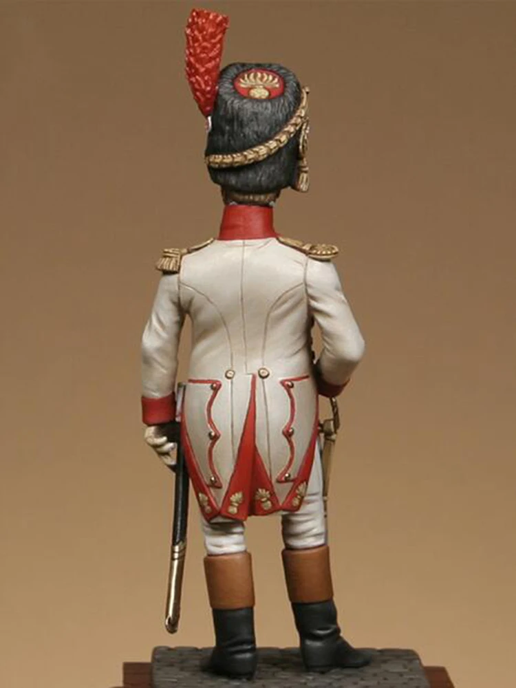 Resin soldier 1/32 54MM   ancient Guard Grenadier Officer   Model Unassambled Unpainted  Figure Building Kit