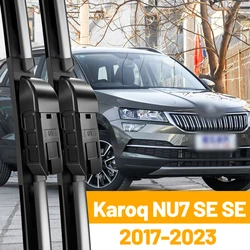 For Skoda Karoq NU7 SE SE Front Wiper Blades 2017-2023 2018 2019 2020 2021 2022 Windscreen Windshield Window Accessories 26