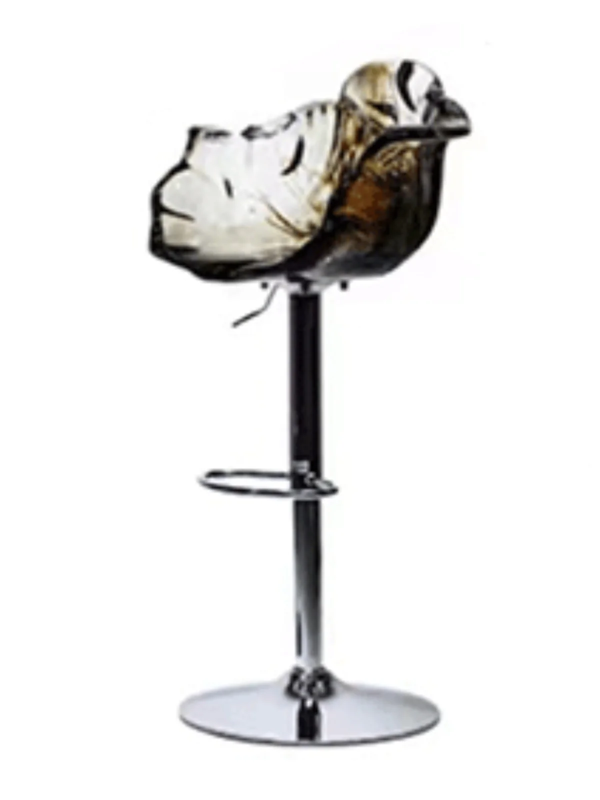 

Art designer petal chair transparent resin flower chair