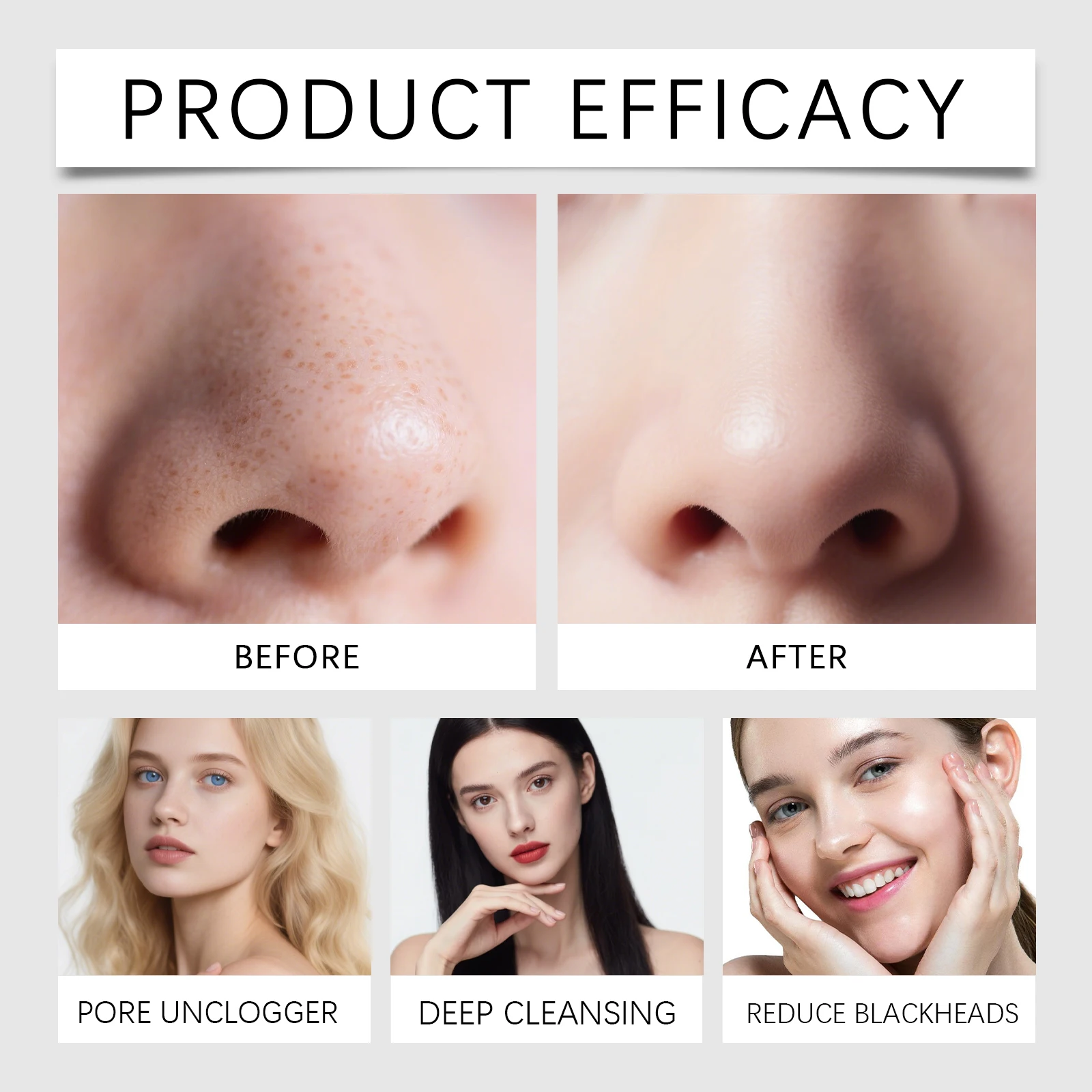 8 Peças de Tiras para Limpeza - Skincare Gentle avaliação e preço