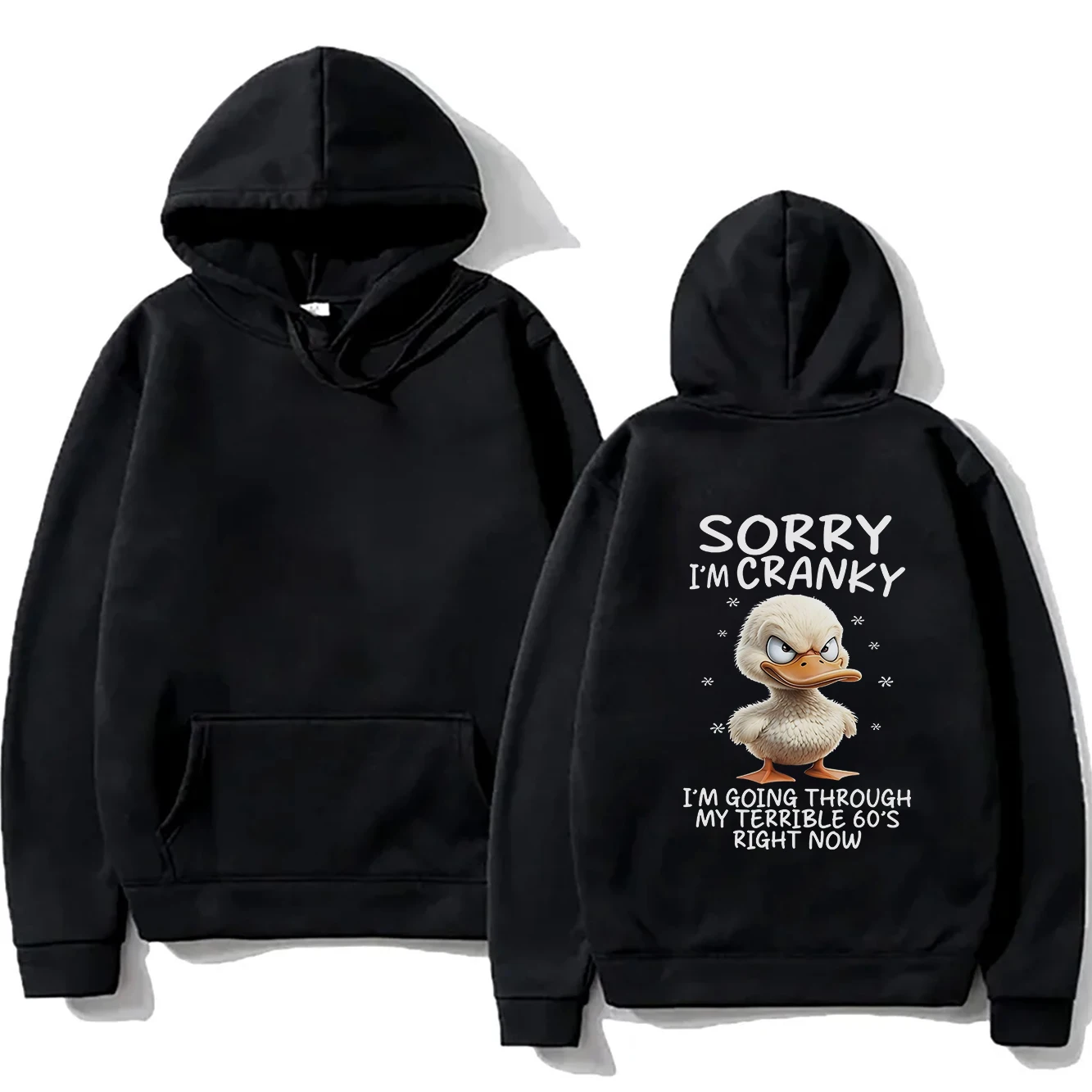 

Fun Duck Personalized Printed American Casual Hoodie Autumn Hip Hop Women's Hoodie Fashionable Casual Clothing