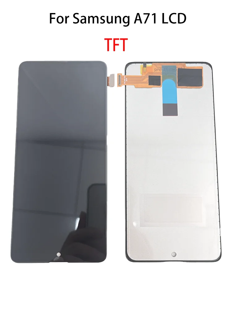 High quality 6.7-inch TFT suitable for Samsung Galaxy A71 A715 A715F A715FD LCD display, digital touch screen replacement