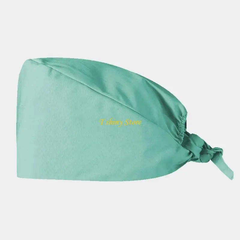 

N58F Шапка-скраб для медсестры для доктора, легкая и дышащая круглая шапка-скраб для салона красоты, кепка медсестры в больнице