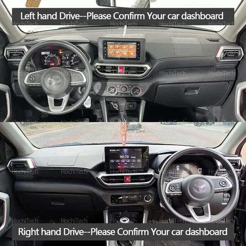 Imagen 2 del producto Cubierta para salpicadero de coche, alfombrilla para cubierta de plataforma de instrumentos, alfombrilla para Toyota Raize 2019 2020 2021 2022 2023 2024 2025