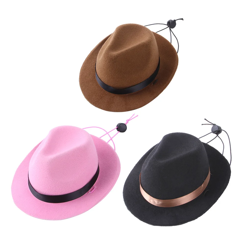 Pet Dog Cowboy Hat Headgear Cat Funny Headwear Costume Performance Photo Props Cosplay Accessories