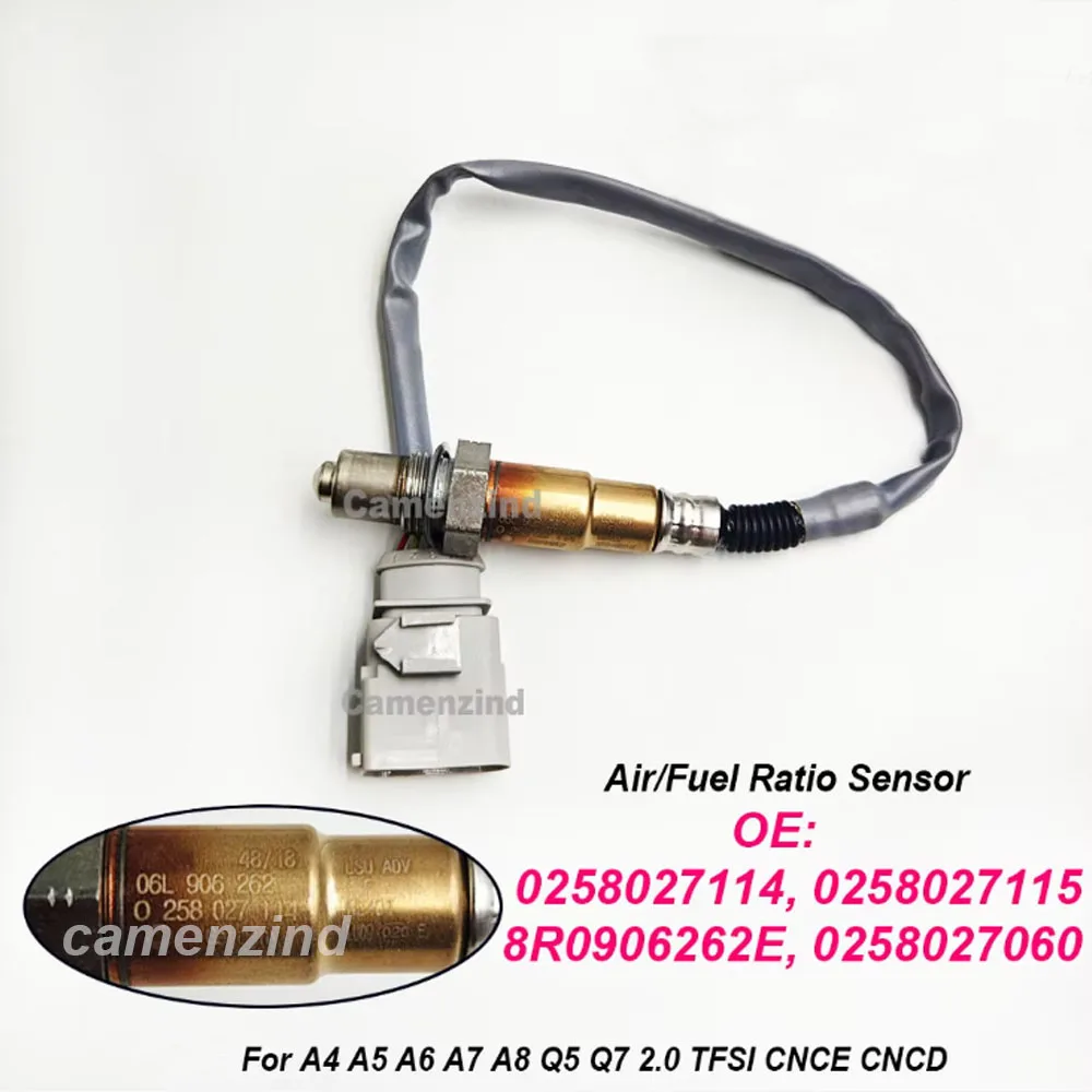 

Датчик кислорода OE 0258027114 0258027115 8R0906262 8R0906262E 0258027060 высокого качества для A4 A5 A6 A7 A8 Q5 Q7 2.0 TFSI CNCE