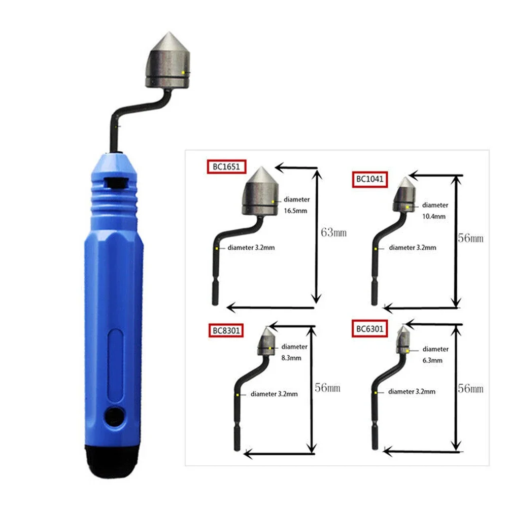 Metal Deburring Tool Kits Burr Handle Lâminas Giradas Ferramentas Manuais Deburrer Nb1100 Bc6301 Bc8301 Bc104 Bc1651 Pcs