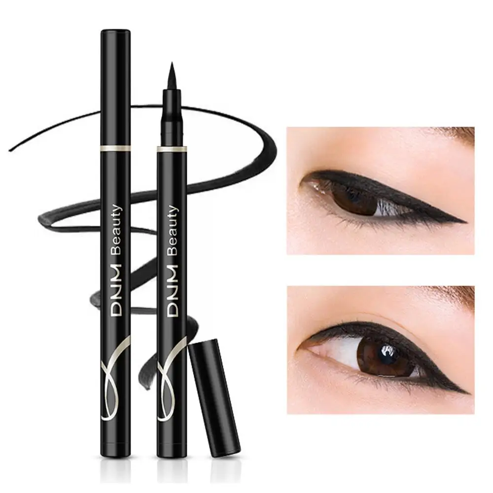 DNMNatural Black Waterproof Eyeliner Long Lasting Eye Liner Contour Makeup Eyeliner liquido senza fioritura donne Make Up TSLM2