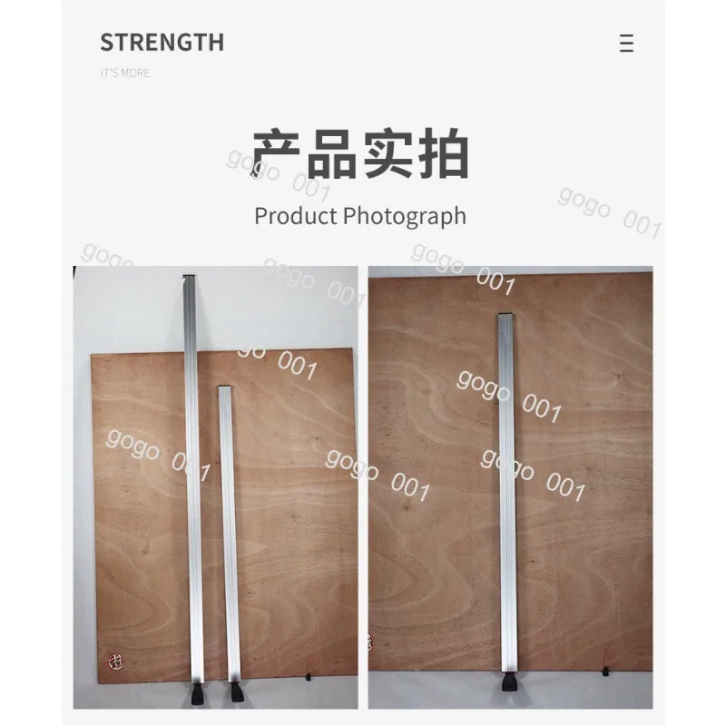 Circular Saw Track Clamp Kit, Aluminum Guide Rail for Straight Cuts, Woodworking Fixture for Sheet Material view 6