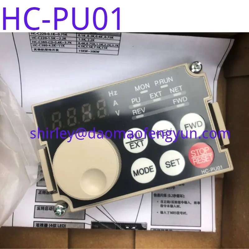 

Brand New Original Hechuan operation panel HC-PU01 frequency converter D720, D740 operation panel compatible (FR-PA-07)