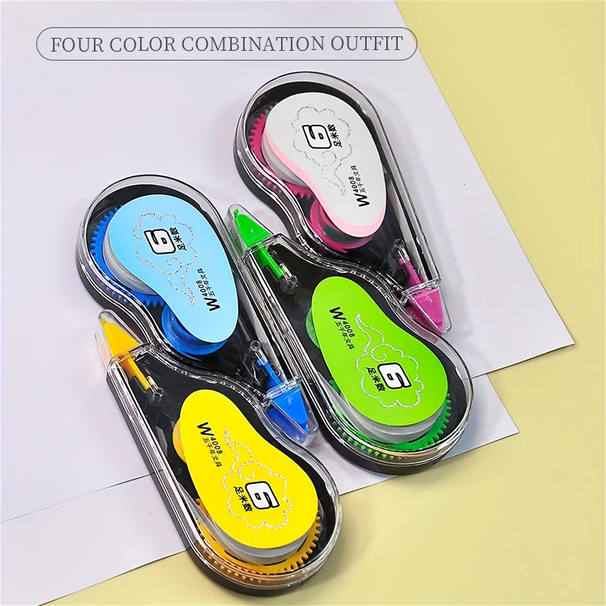 1 box of 4pcs correction tape, handwriting correction, privacy protection - office supplies/school supplies/household items