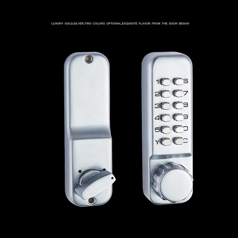 LACHCO Mechanical Code Lock Waterproof Digital Machinery Keypad Password Door Lock Stainless Steel Latch Zinc Alloy L17022