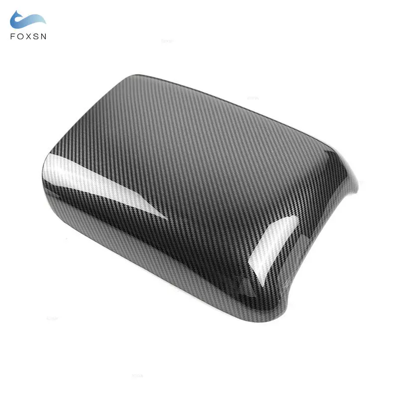 For Mercedes Benz R Class W251 2007-2018 Car Center Console Control Carbon Fiber Texture Armrest Box Panel Trim Cover Protective