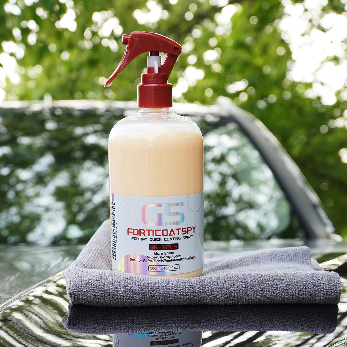 

Ceramic Car Coating Super Hydrophobic Liquid Polymer Quick Coat Protect Paint Care Shine Fortify Nano Coating Car Cleaning G5