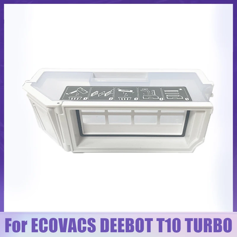 قطع غيار حاوية الغبار ل Ecovacs Deebot X1 أومني/توربو مكنسة كهربائية هيبا تصفية الغبار بن الملحقات استبدال