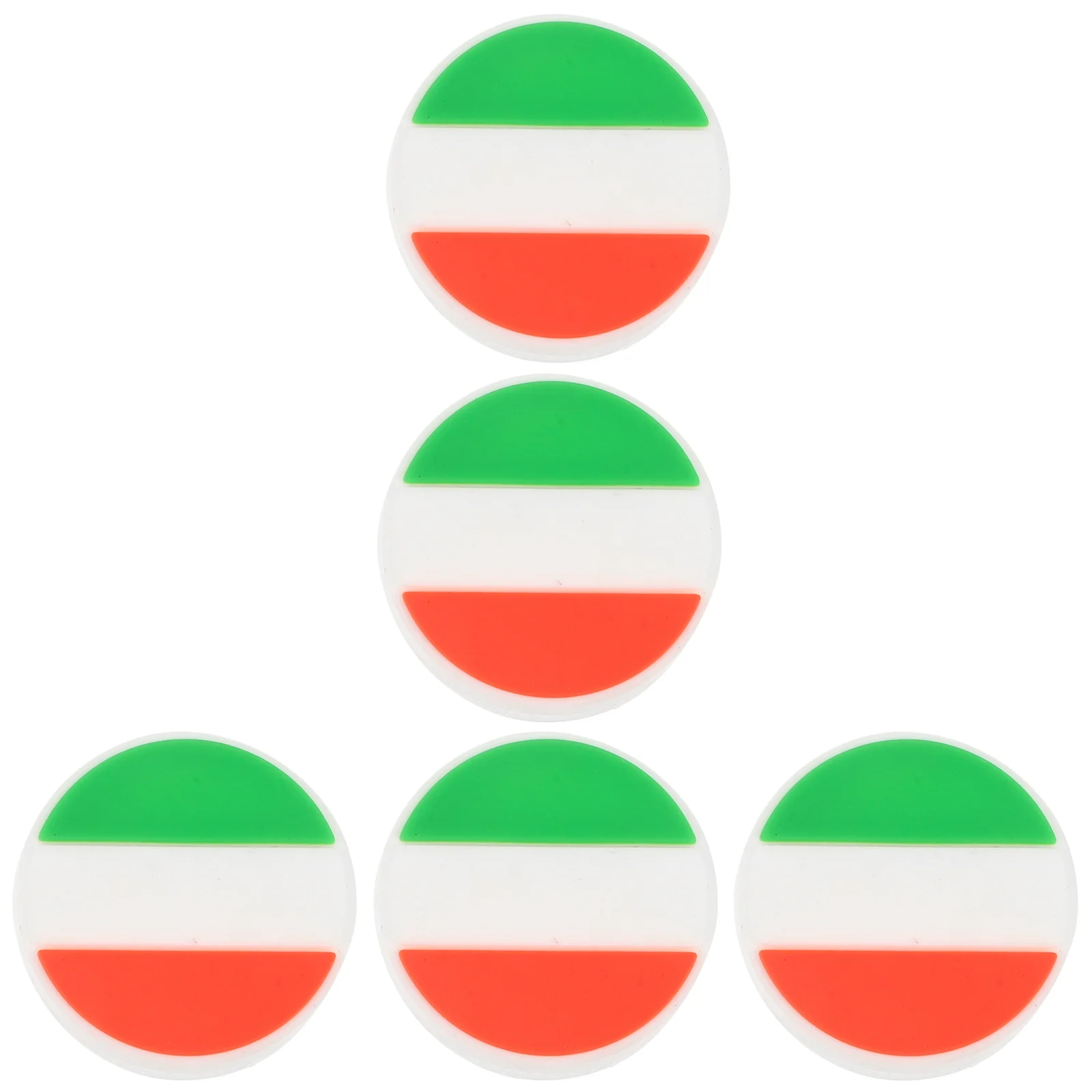 5 Pcs Bat Tennis Racket Shock Absorber Balls Shocking for Sports Dampener Silica Gel