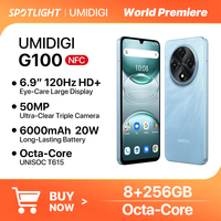 UMIDIGI G100 Android 14 Cellphone 8+8GB 256GB 50MP Triple Camera 6.9\